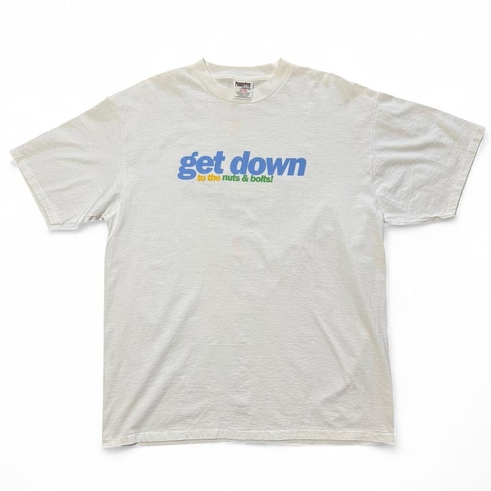 Vintage 90s Microsoft Computers Get Down To The Nuts & Bolts Tech Tour T-shirt